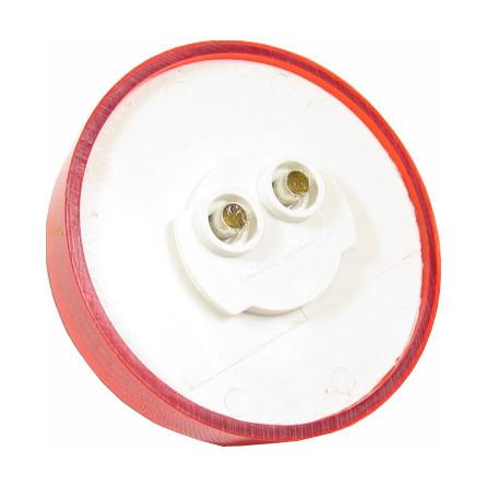 2-1/2" Red Round Clearance/Marker Incandescent Light With Red Lens - Sealed | F235141