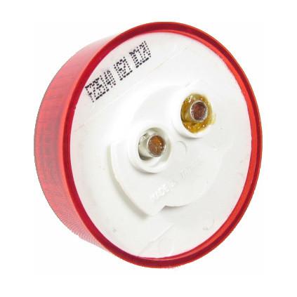 2" Red Round Clearance/Marker Incandescent Light With Red Lens - Sealed | F235140