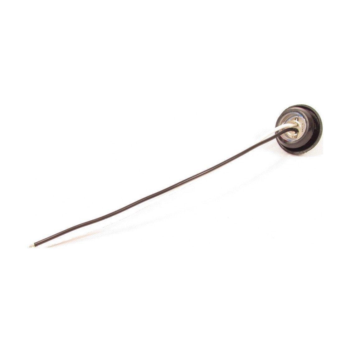 3/4" Amber Round Clearance/Marker Flat Led Light With 1 Led And Clear Lens | F235217