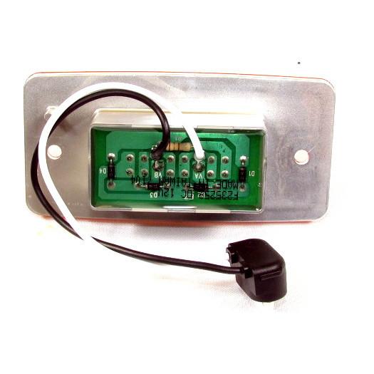 4-9/16" X 2-1/4" Amber Cab Led Light With 3 Leds And Amber Lens | F235258