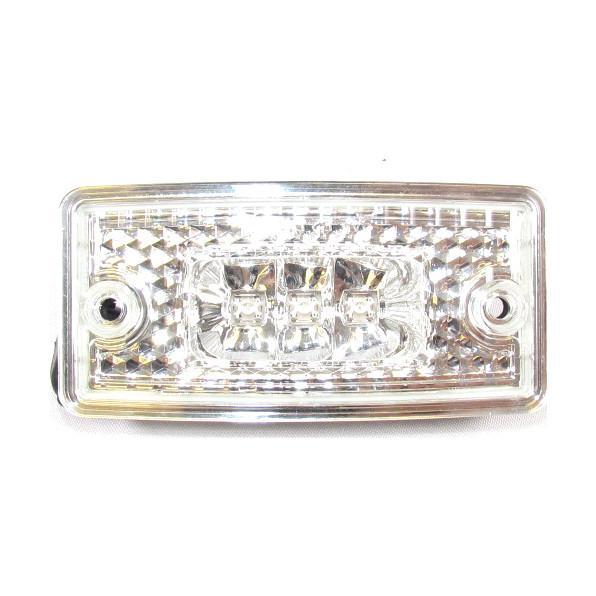 4-9/16" X 2-1/4" Amber Cab Led Light With 3 Leds And Clear Lens | F235259