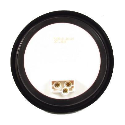 4" Red Round Tail/Stop/Turn Led Light With 17 Leds, Clear Lens And Chromed Reflector | F235103