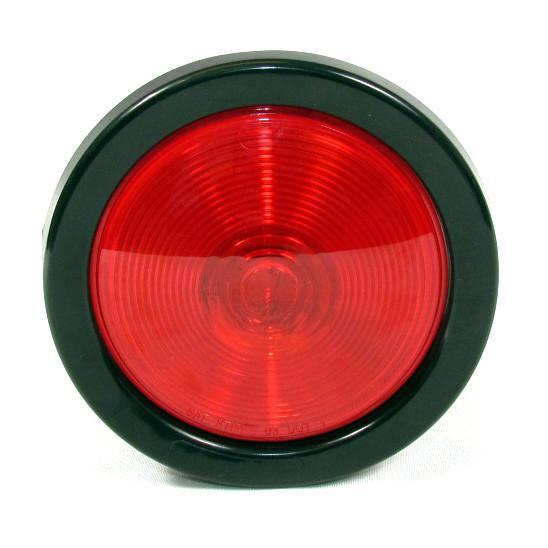 4" Red Round Tail/Stop/Turn Incandescent Light With Red Lens | F235152