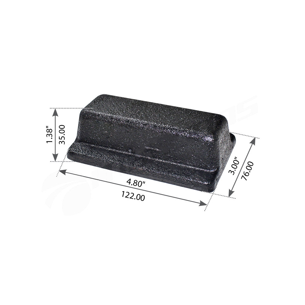 Fortpro Spacer Block Compatible with Mack Rear 4" Spring SS34-38, SWS573, SS44/SWS57, SS50 Camelback, ST34, SW/SWW Series Suspensions Replaces 13QK246 | F174008
