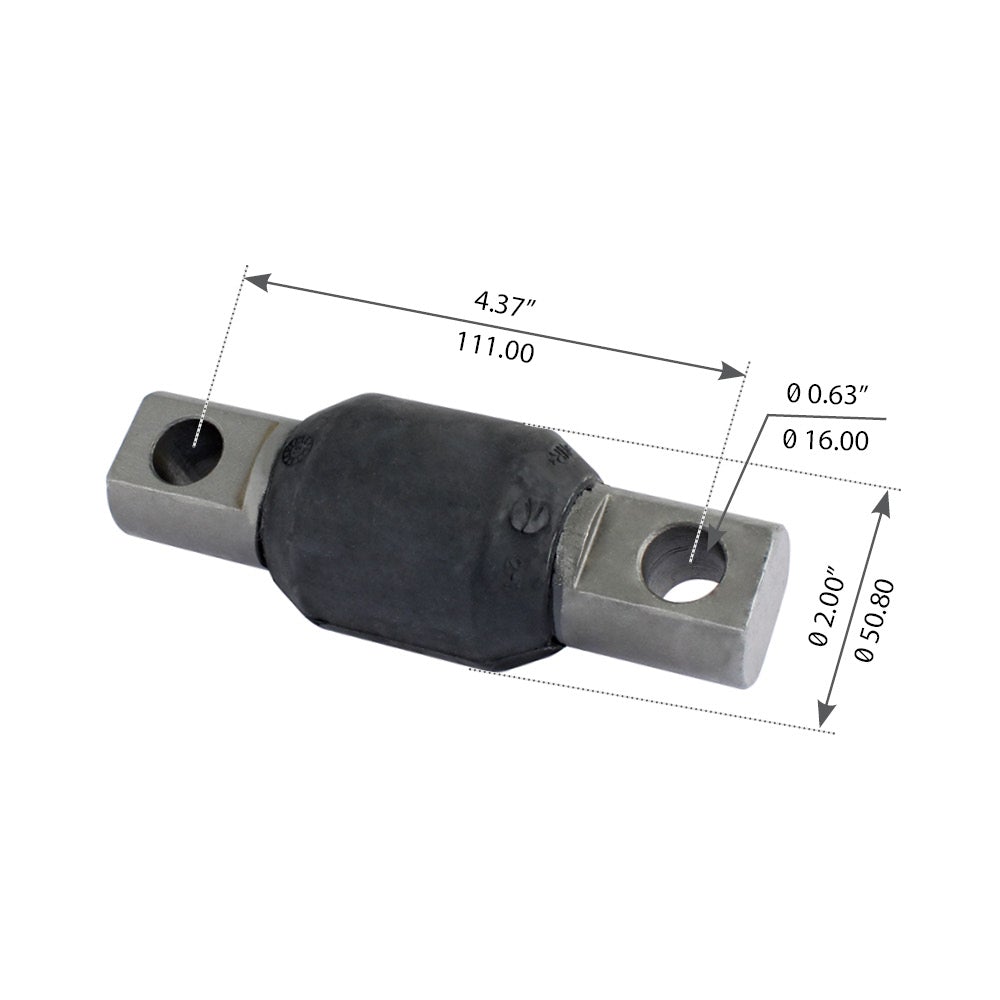 Fortpro Torque Arm Bush Compatible With Peterbilt, Freightliner, Navistar-International | F184208
