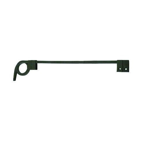 Black Straight Spring Steel Mud Flap Hanger - 1 Coil Pair | F247591