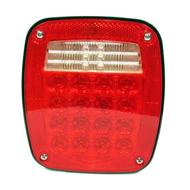 Universal 16 Leds Box Lamp Brake Light With License Plate Light