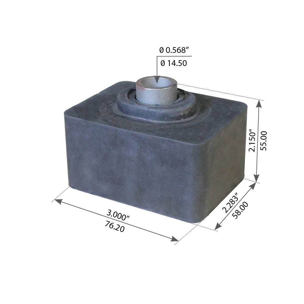 Fortpro Cabin Mount Compatible with International-Navistar Replaces 3512104C2, 475941C2 | F306928