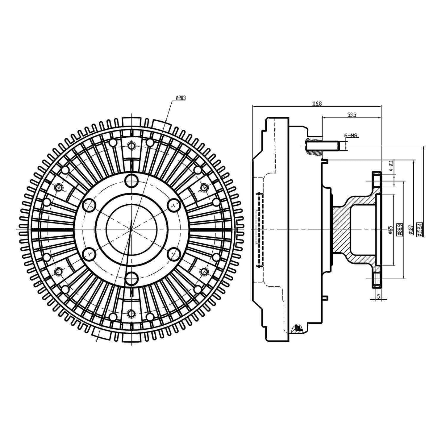 F247995 | F38MH414M FAN CLUTCH | Replace EFC-1645
