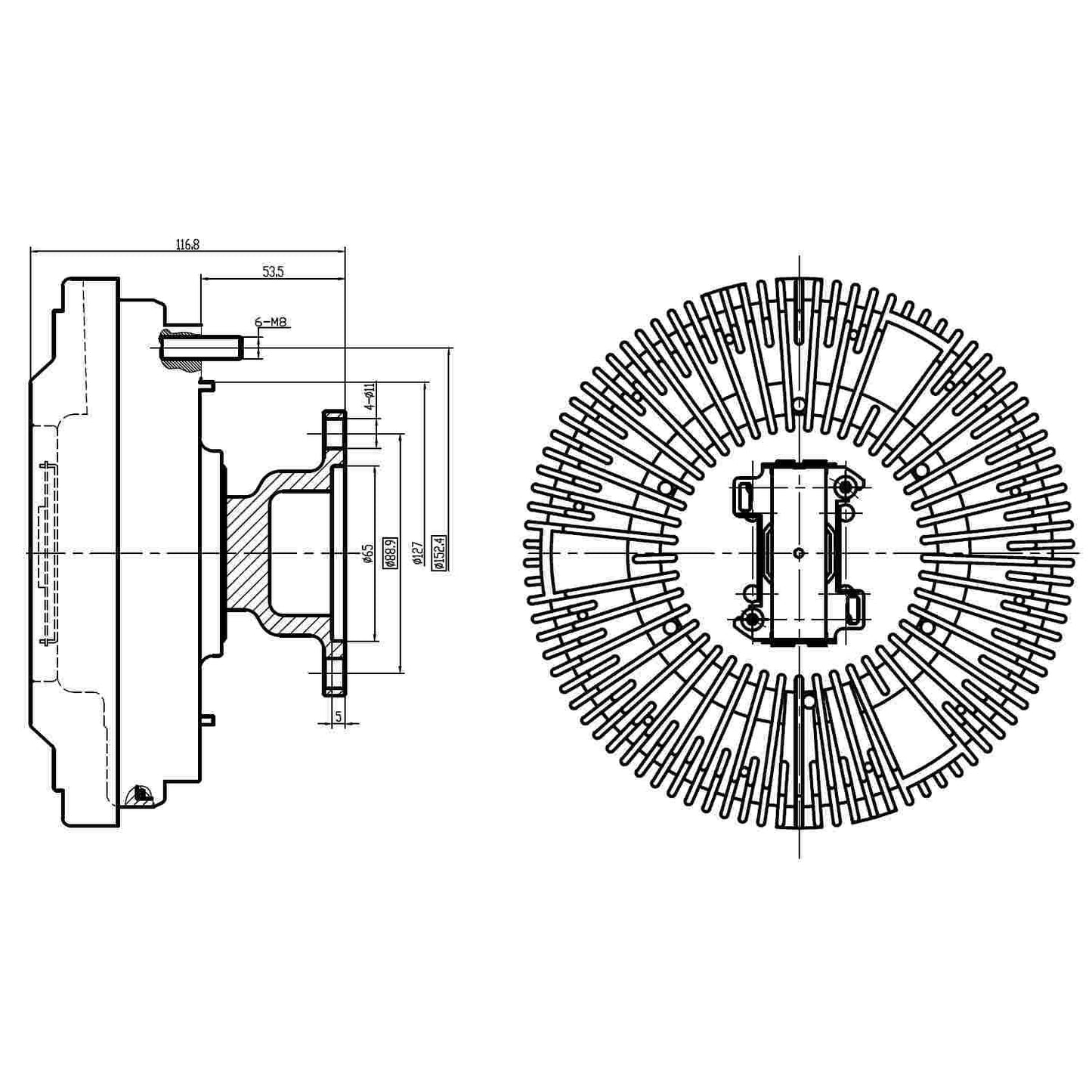 F247995 | F38MH414M FAN CLUTCH | Replace EFC-1645