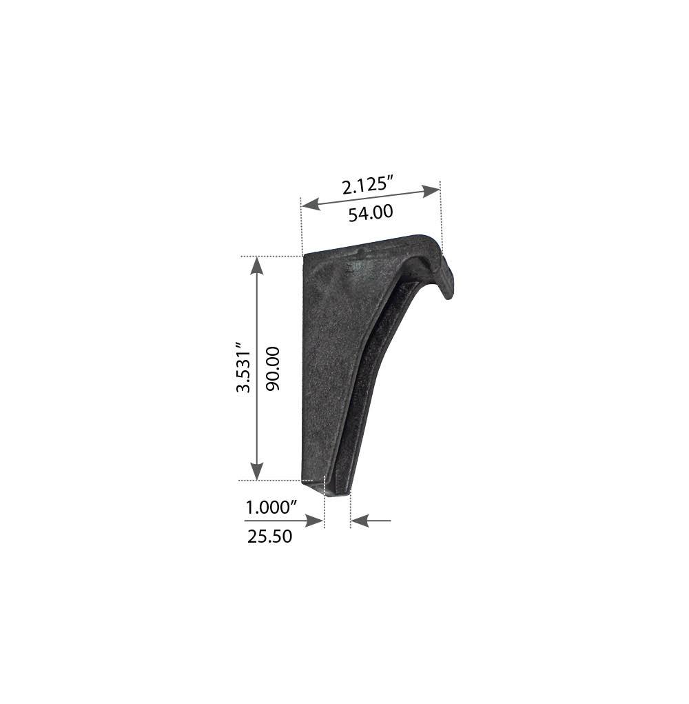 Fortpro Left Side Hood Latch Hook For Freightliner Cascadia - Replaces - A1715370002 | F317165