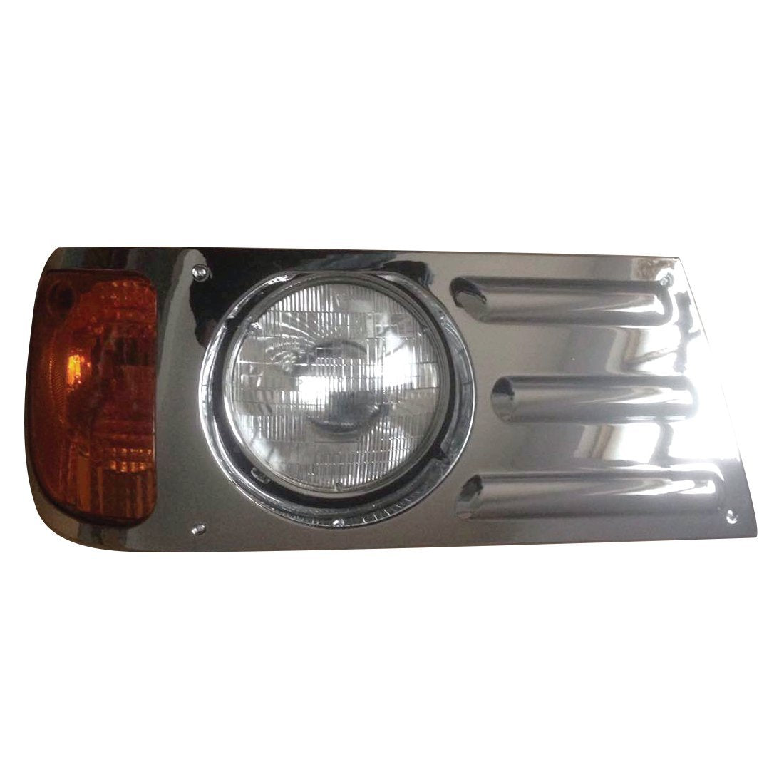Chrome Headlight For Mack Early Granite Cv Models - Passenger Side