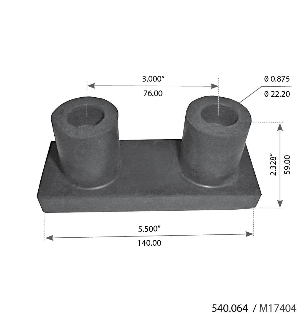 Fortpro Motor Mount Compatible with Kenworth W900A Series Trucks Replaces K066-247, M506-70NR | F327378