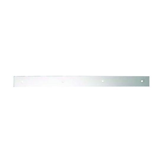 2" X 24" Mud Flap Chrome Top Plate With Bolt Thru Studs | F247597