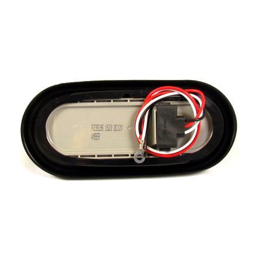6" White Oval Backup Led Light With 10 Leds And Clear Lens | F235198