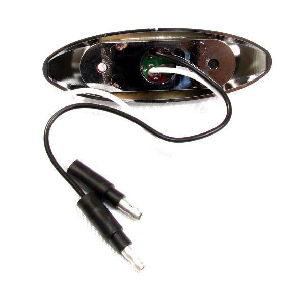 4" X 1-1/4" Amber Clearance/Marker Trailer Led Light With 3 Leds And Amber Lens | F235210