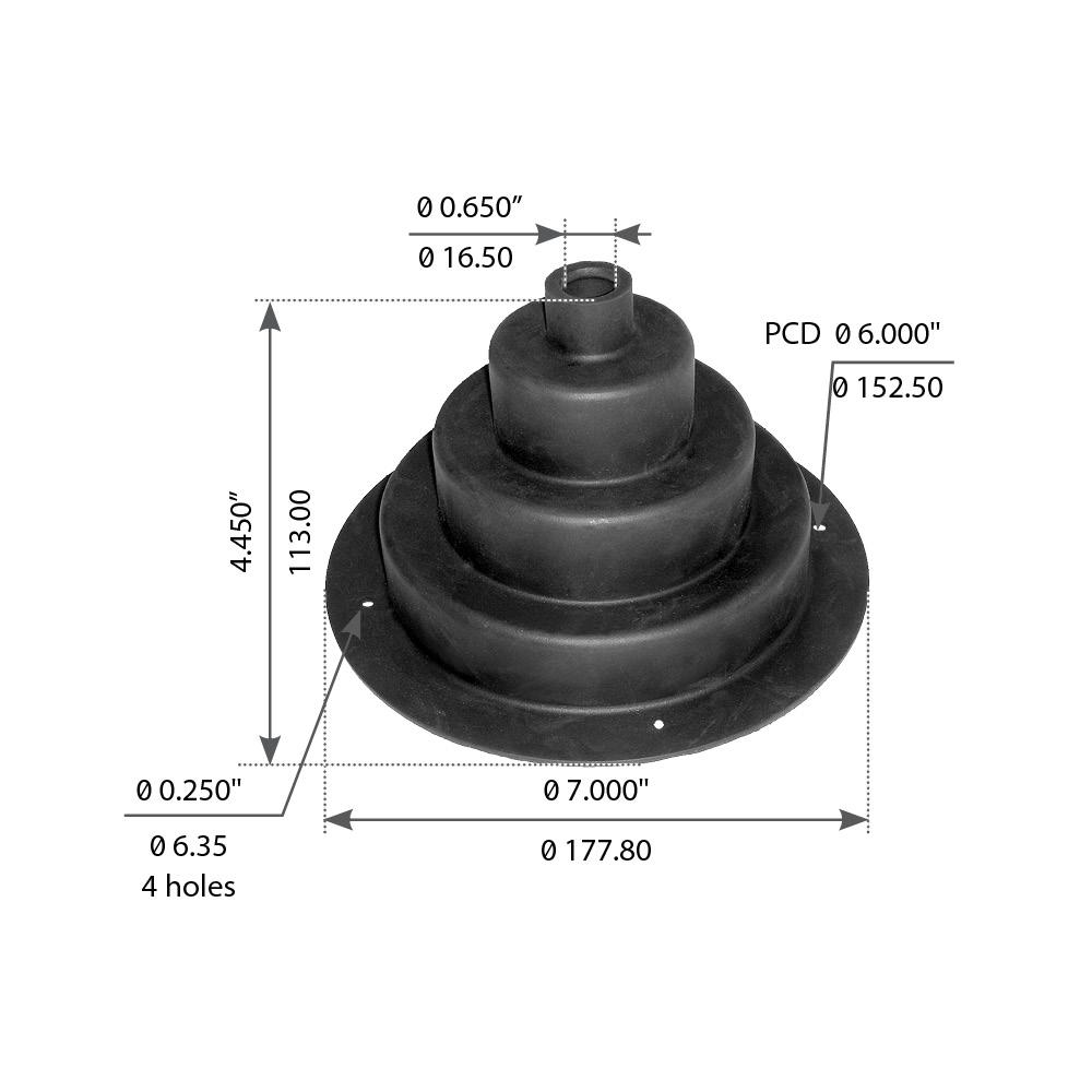 Fortpro Shifter Boot International Navistar IHC - (778671C1)