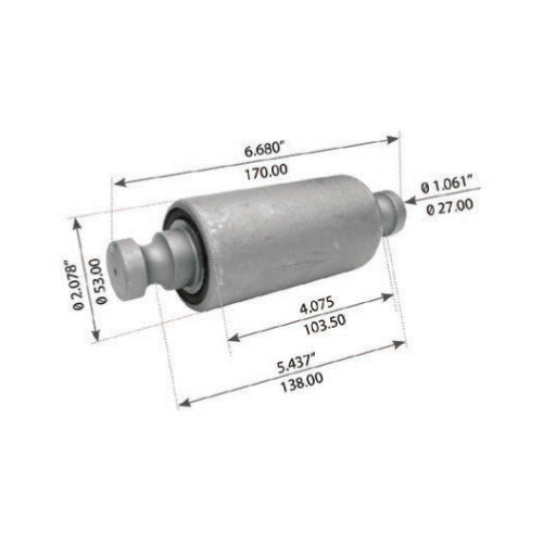 Fortpro Front Spring Eye Bush for Hendrickson, Kenworth Replaces 52411, B65-1013 | F327352