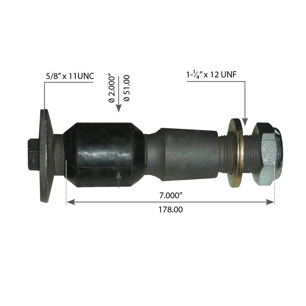 Rear Torque Rod Bushing For Hendrickson Ultra Rod - (66735000)
