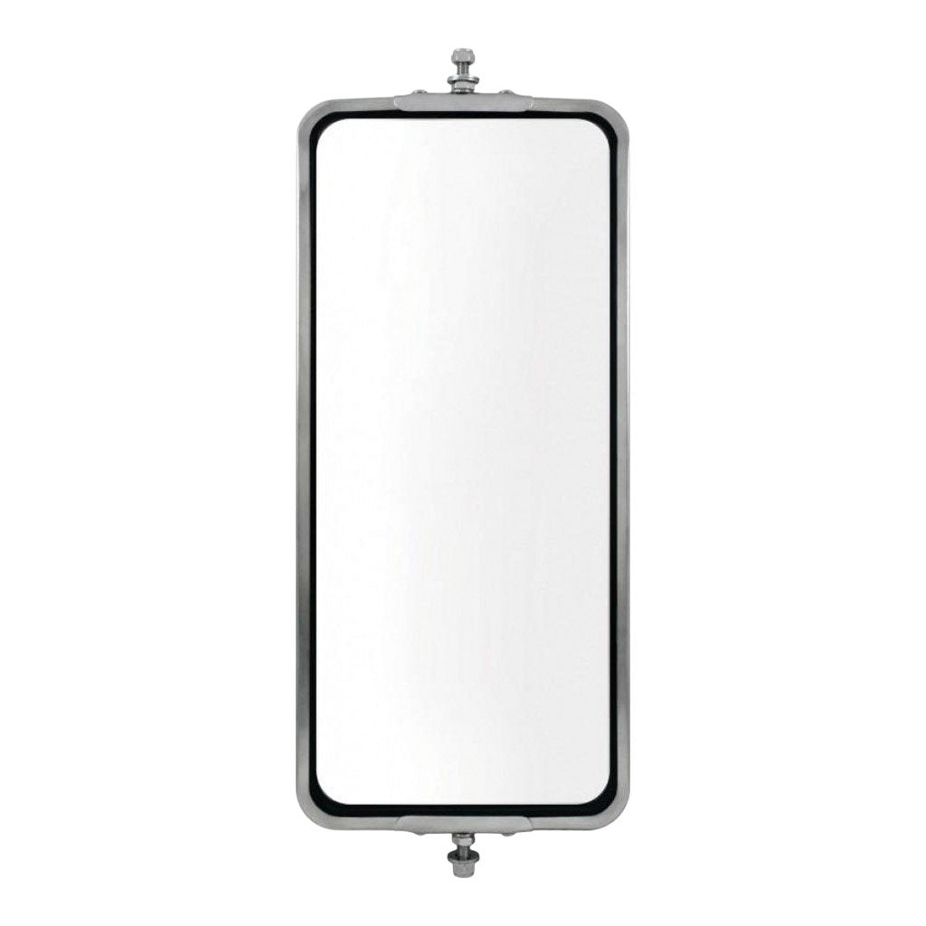 7" X 16" Stainless Steel West Coast Mirror Head | F245678