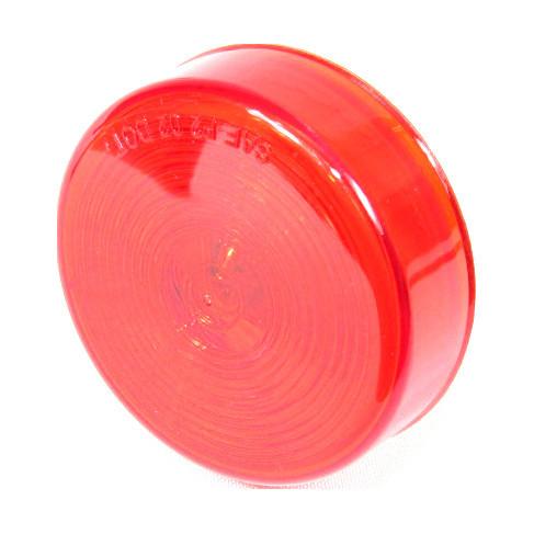 2-1/2" Red Round Clearance/Marker Incandescent Light With Red Lens - Sealed | F235141