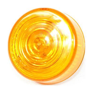 2" Amber Round Clearance/Marker Incandescent Light With Amber Lens - Sealed | F235144