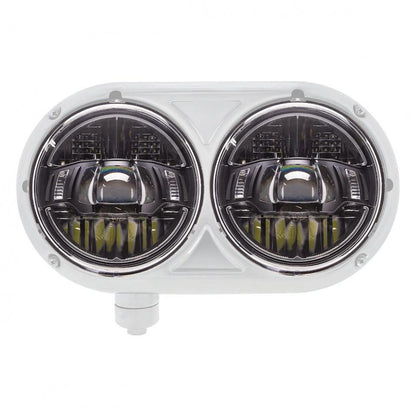 5.75" Round Led Projector Headlights Compatible With Peterbilt 349, 359 | F236830