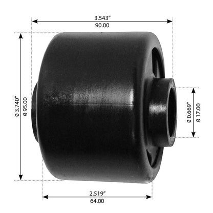 Fortpro Cabin Mount Bush Compatible with Freightliner Argosy Series Trucks | Front Cabin | Replaces 18-35445-000 | F317235