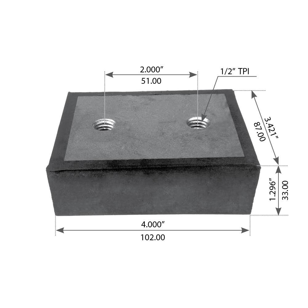 Fortpro Motor Mount for International-Navistar, Freightliner Replaces M17329 | F306950