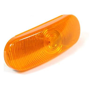 6" Amber Oval Tail/Turn Incandescent Light With Amber Lens - Sealed | F235192
