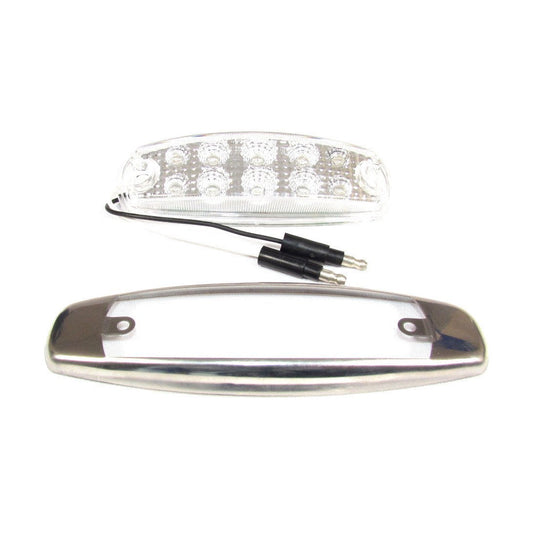 Red Clearance/Marker Led Light With 10 Leds And Clear Lens | F235137