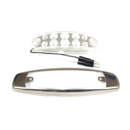 Amber Clearance/Marker Led Light With 10 Leds And Clear Lens | F235139