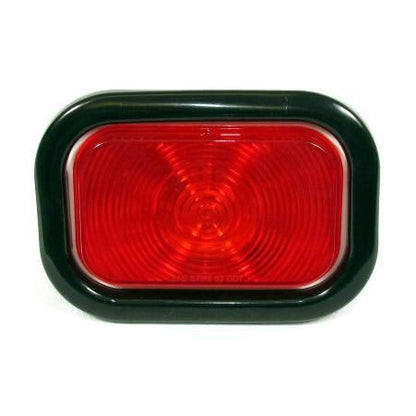 Red Rectangular Tail/Stop/Turn Incandescent Light With Red Lens - Sealed | F235107