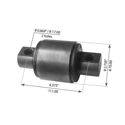 Fortpro Torque Arm Bush Compatible with International-Navistar Replaces 1693061C1 | F174003