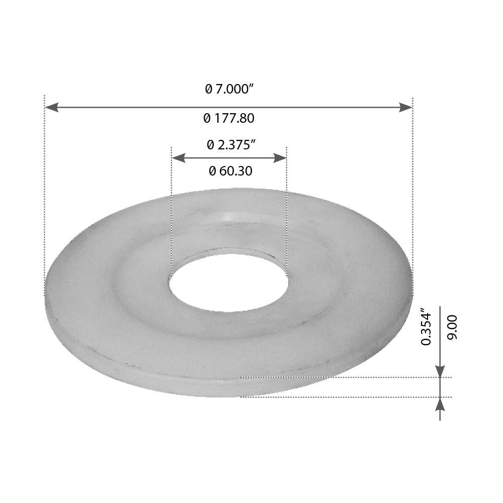 Wear Pad Beam End Bushing For Hendrickson - (B21099)