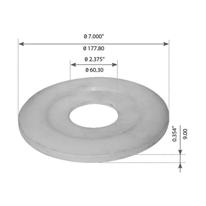 Wear Pad Beam End Bushing For Hendrickson - (B21099)