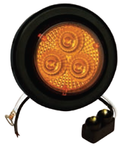 F235128-24 | AMBER, 2" Marker Light 3 LED KIT