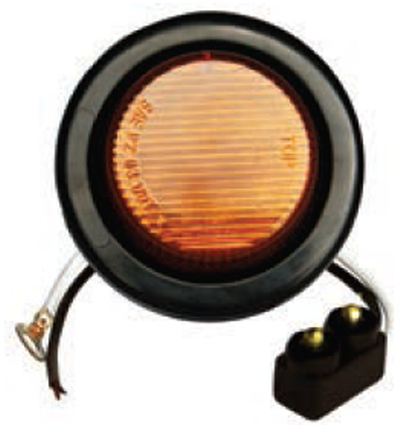 F235237-24 | Amber, 2" Dia. 10 LED Sealed Kit