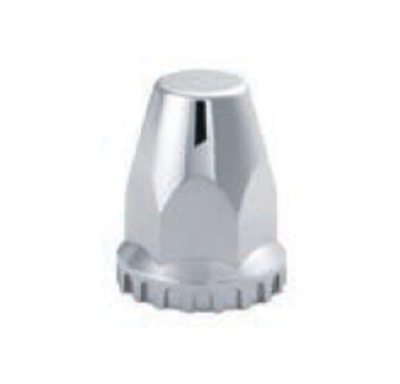 33 mm Chrome Threaded Nut Cover with Flange | F245704